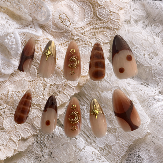 Greek mythology press-on nails