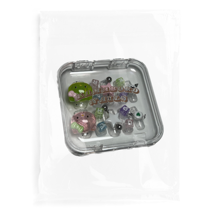 @Y2K ice cube press-on nails