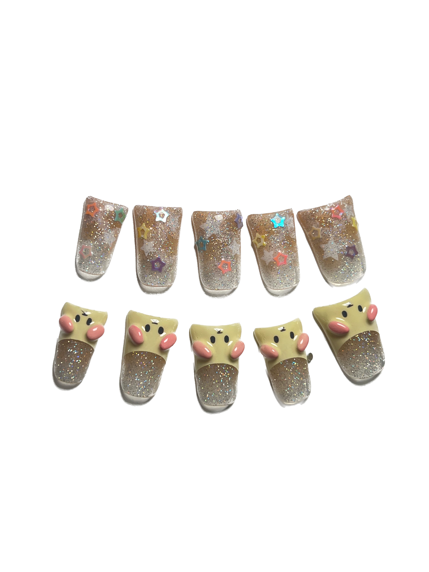 Pompompurin day press-on nails